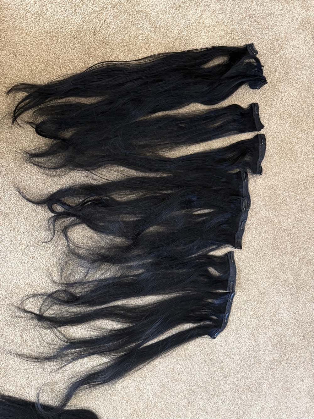 Black Clip-In Hair Extensions – Seamless Volume and Length